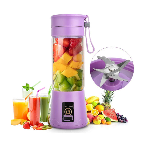 Portable Rechargeable Fruit Juicer Blender & Mixer